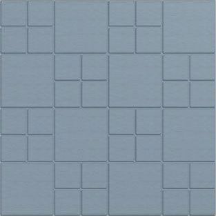 05 Quadratisches Raster Rheinzink - Art-Line